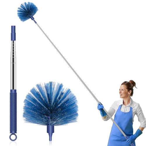 Cobweb Duster with 90-Inch Extension Pole for High Ceilings & Fans