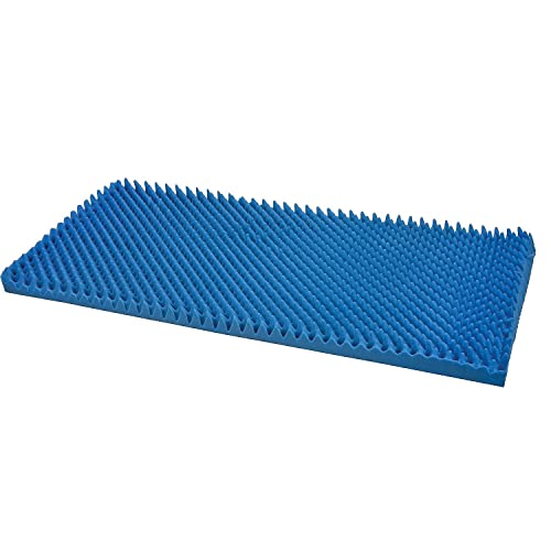 Twin Size 4-Inch Egg Crate Foam Mattress Topper for Pressure Relief