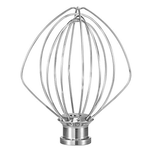 6-Wire Stainless Steel Whisk Attachment for 4.5 and 5 Quart Tilt-Head Mixers