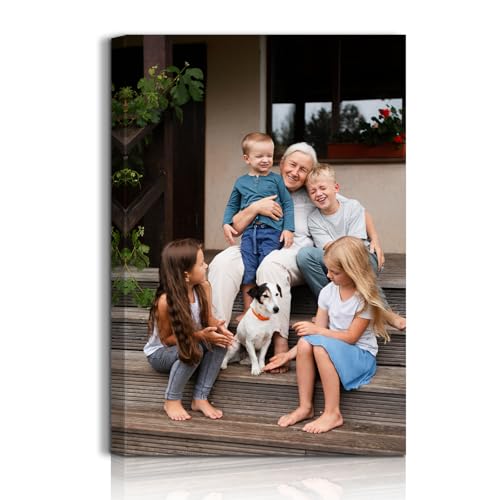 Personalized Photo Canvas Wall Art Custom Print 12x8 Vertical