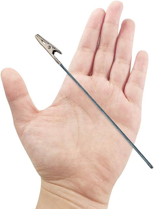 50 Pcs 6-Inch Metal Alligator Clips - Long Tail Photo Clamps for DIY Crafts