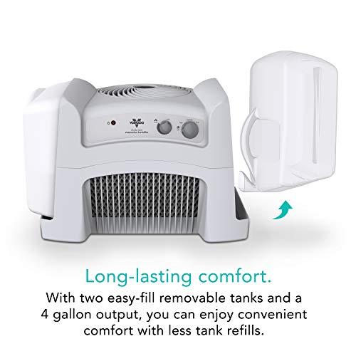 Vornado Evap40 Large Room Evaporative Humidifier 4-Gallon Dual Tank