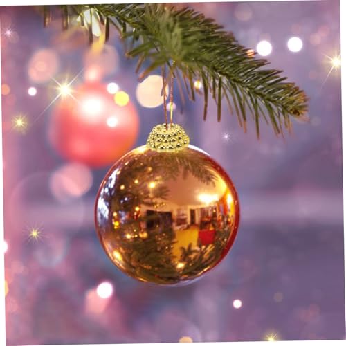 100pcs Plastic Christmas Ornament Caps - Holiday Tree Decoration Accessories
