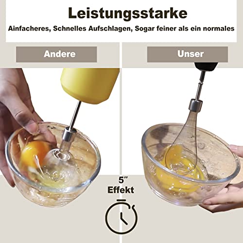 3-Piece Stainless Steel Hand Mixer Attachment Set for Cordless Drills