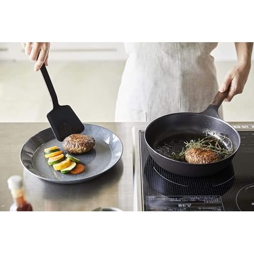 Yamazaki Home Tower Silicone Kitchen Utensils, Black - Spatula - Silicone