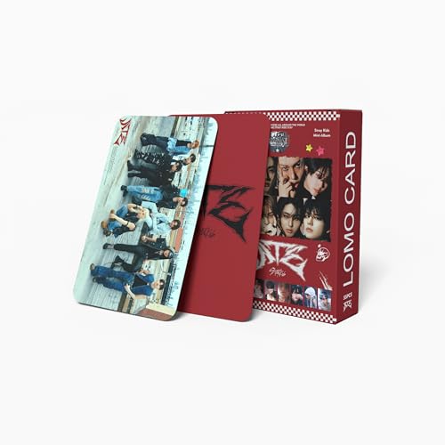 55-Piece Kpop Photocard Set – Unique Glossy Lomo Cards for Collectors