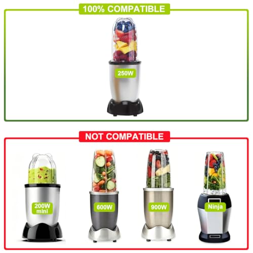 16oz Blender Cup and Stainless Steel Cross Blade Replacement Set