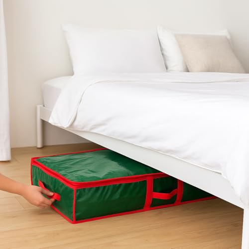 Underbed Gift Wrap Storage Organizer Container for Wrapping Paper Rolls