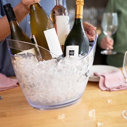 TRUE Acrylic Ice Bucket Set of 1 - 2.11 Gallon Beverage Chiller for Parties & Bars