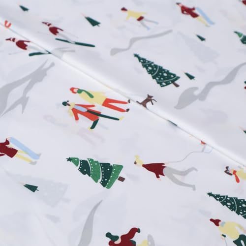 Gogreen Snow Tree Twin Deep Pocket Bed Sheet Set - 3PC Breathable Soft Bedding