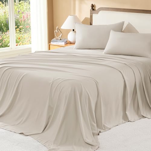 King Comforter Set with Sheets - 7 Piece Boho Bedding Set
