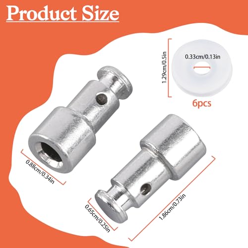 Universal Pressure Cooker Float Valve and Silicone Gasket Set (8-Piece)