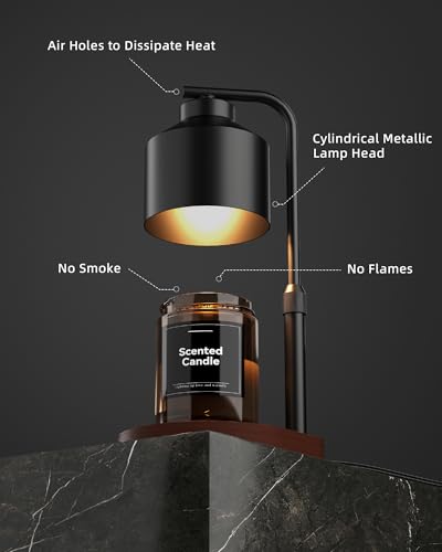 Candle Warmer Lamp with Timer - Adjustable Height & Dimmable