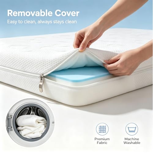 Dual Layer Memory Foam Bassinet Mattress Pad 39" x 27"