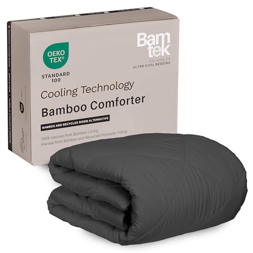 Queen Size Bamboo Viscose Comforter - Lightweight Down Alternative