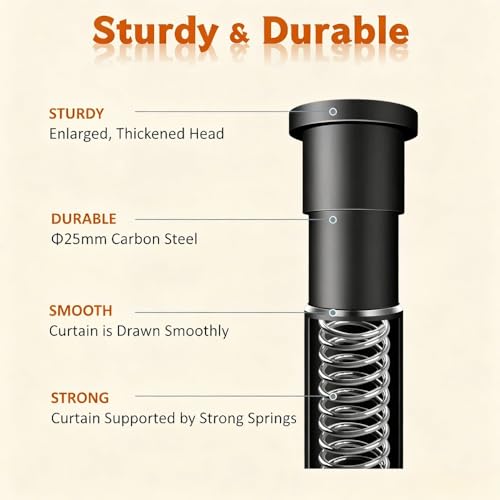 Adjustable Doorway Curtain Wall Kit - Portable & Durable Partition