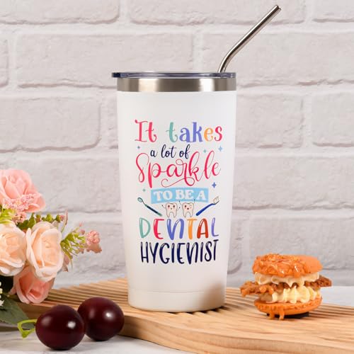 Bayelove Dentist Hygienist Gifts for Women — Unique Dental Assistant Gift Set (Tumbler Included)