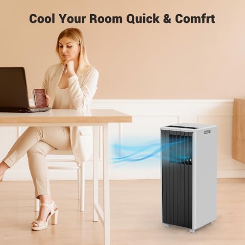 8000 BTU Portable Air Conditioner 4-in-1 AC Unit with Dehumidifier
