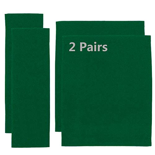 2-Piece Director Chair Replacement Canvas Set with Wood Poles, Green
