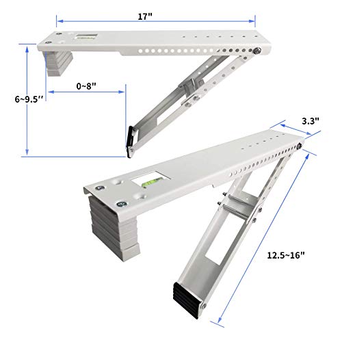 Heavy Duty Window Air Conditioner Support Bracket Up To 165 lbs