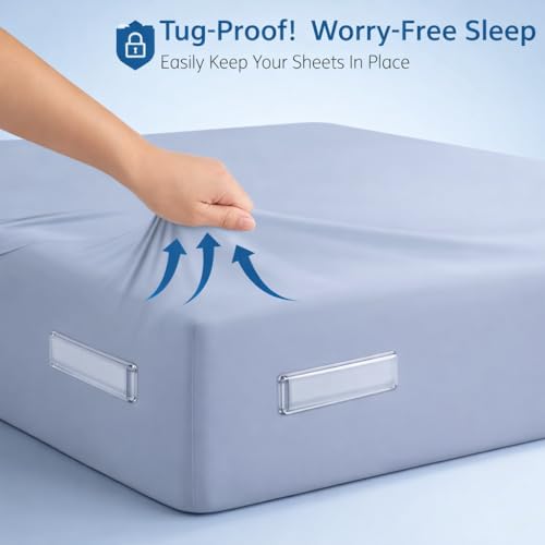 Fitted Sheet Holders - 4PCS Non-Slip Bed Sheet Grippers