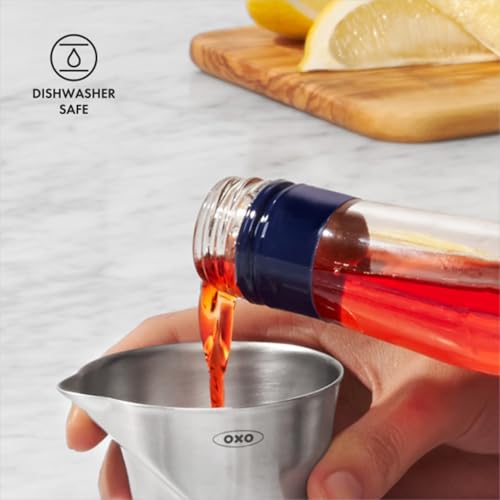 Stainless Steel Angled Measuring Jigger - 2 Oz Cocktail Bar Tool
