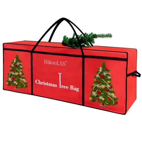 Extra Large Christmas Tree Storage Bag for 12 Ft Trees Red Oxford