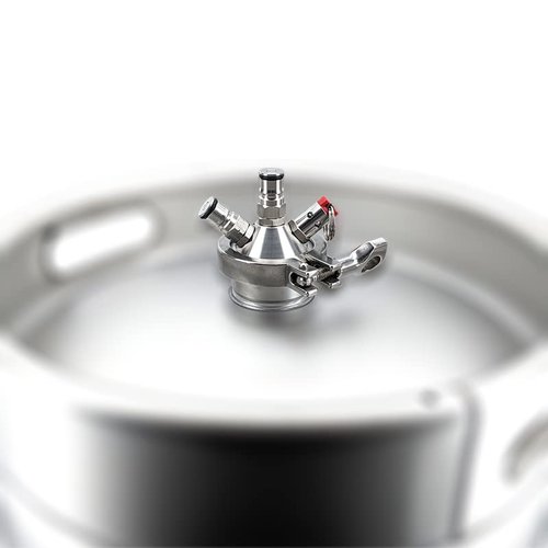 BALL LOCK TAPPING HEAD TO 2INCH TRI-CLOVER (COMMERCIAL KEG ADAPTOR)
