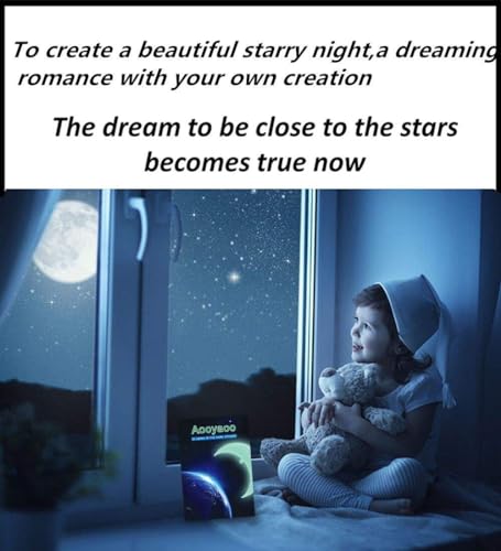 452-Piece Glow in the Dark Star Wall Stickers for Ceiling and Bedroom Decor