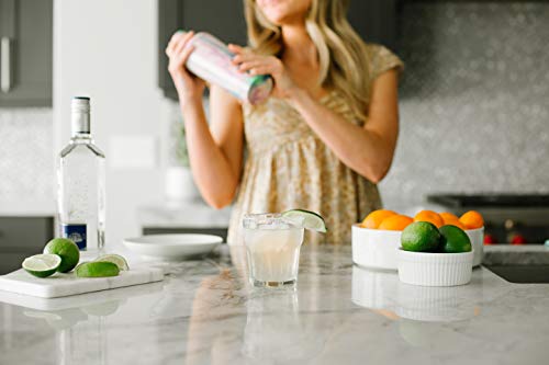 Simple Modern Midnight Black Insulated Cocktail Shaker Set with Jigger & Lid