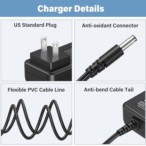 Replacement Power Adapter for Cordless Floor Vacuum Mop VM200 Series