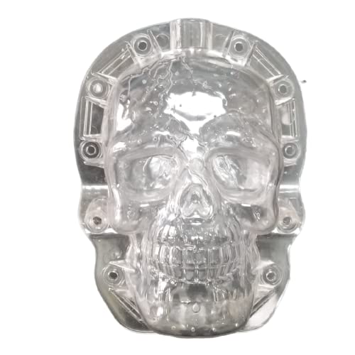 Skull-Shaped Pumpkin Growing Mold for Halloween Gardening