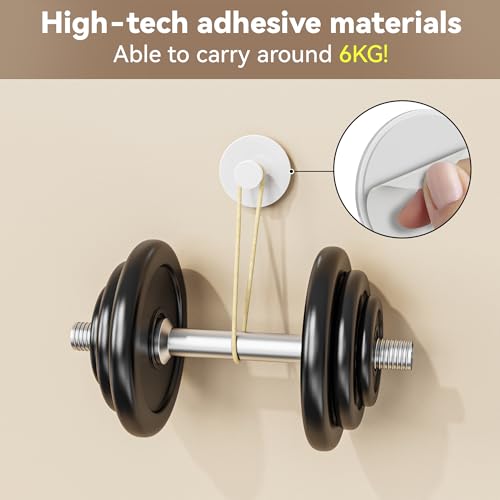 Heavy Duty Adhesive Wall Hooks - Stainless Steel Towel & Coat Hangers, 4 Pack