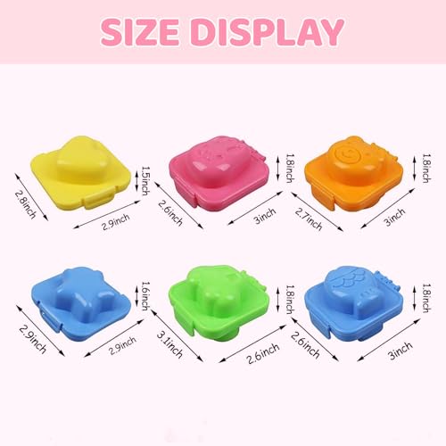 8-Piece Square Hard-Boiled Egg and Sushi Rice Mold Set