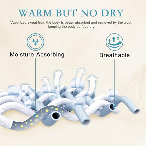 Lightweight Wool Comforter Queen Size - Thin Duvet Insert for Hot Sleepers