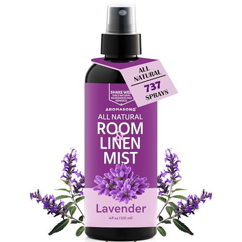 Natural Lavender Sleep Spray - Aromatherapy Linen and Pillow Mist (4 Fl Oz)
