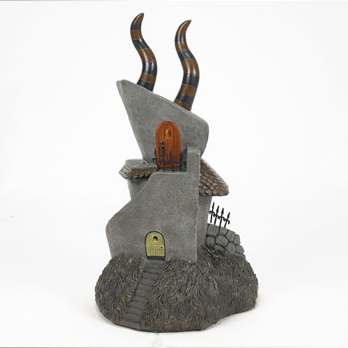 Harlequin Demon House Illuminated Holiday Village Building - 10.67 Inch