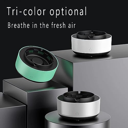 2-in-1 Smokeless Ashtray with Air Purifier for Indoor, Car, and Office Use