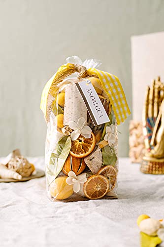 Lemon Zest & Thyme Scented Potpourri - 20 oz Decorative Citrus Spice Blend