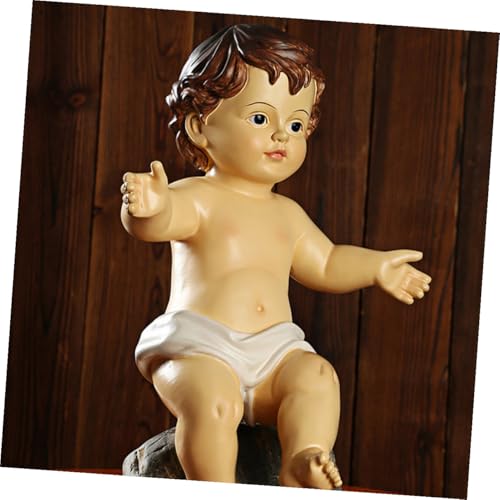 2.4-Inch Baby Jesus Nativity Figurine for Manger Scene and Easter Decor