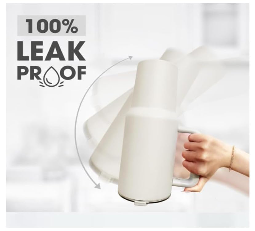 MABLA 40 oz Travel Mug with handle | Stainless Steel Vacuum Cup | Insulated Resuable Tumbler with Straw & Lid Leakproof Travel Coffee Mug for Water, Iced Coffee or Tea and More (Cream)