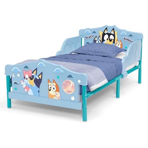 Bluey Toddler Bed with Guardrails - Kids Bed for 15 Months+