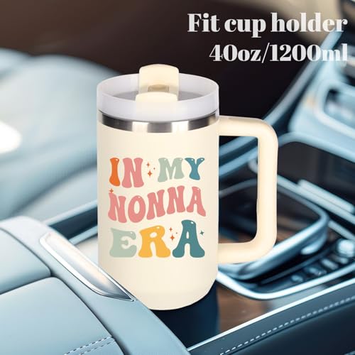 momocici Nonna Cup 40oz Tumblers - In My Nonna Era Gift for Mom