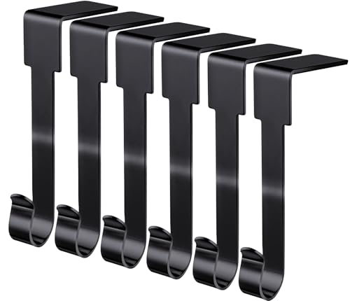 Non-Slip Christmas Stocking Holders for Fireplace Mantel - 6 Piece Set