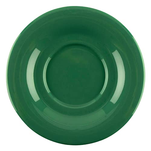 GET SU-3-FG Coffee Cup Saucer Set of 12, 5.5-inch, Forest Green