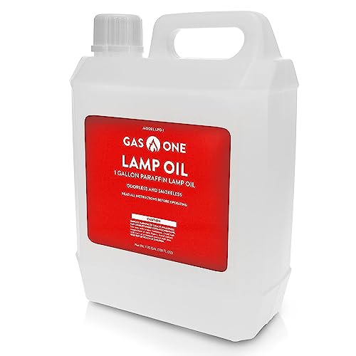 Clear Liquid Paraffin Lamp Oil – 1 Gallon Odorless Smokeless Lantern Fuel