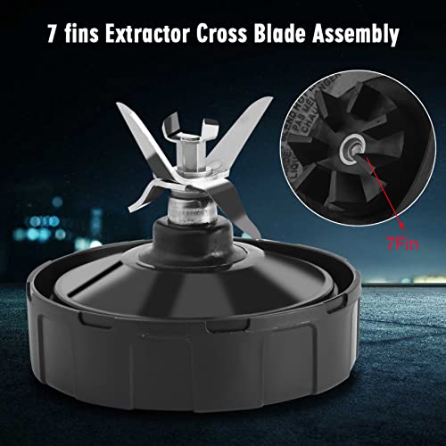 7-Fin Blender Replacement Blade Assembly for High-Speed Juicers