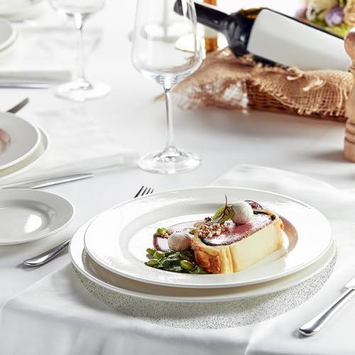 Star Silver 16Pcs Disposable Round Placemats 33cm (13") - uxcell