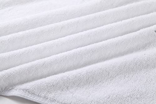 Quera 2 Pack White Christmas Tree Embroidered Hand Towels - Holiday Cotton Decor