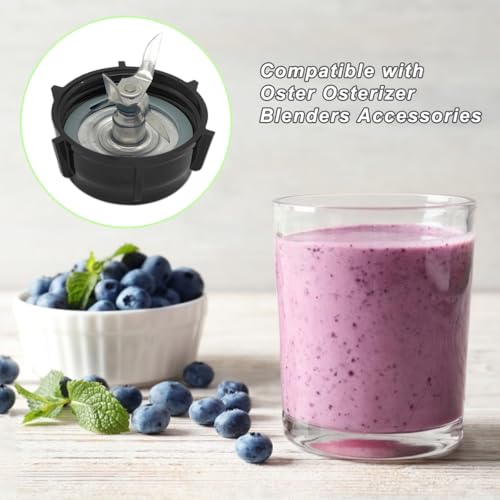 Blender Replacement Parts Kit: 4-Point Ice Crusher Blade, Jar Base & Gaskets